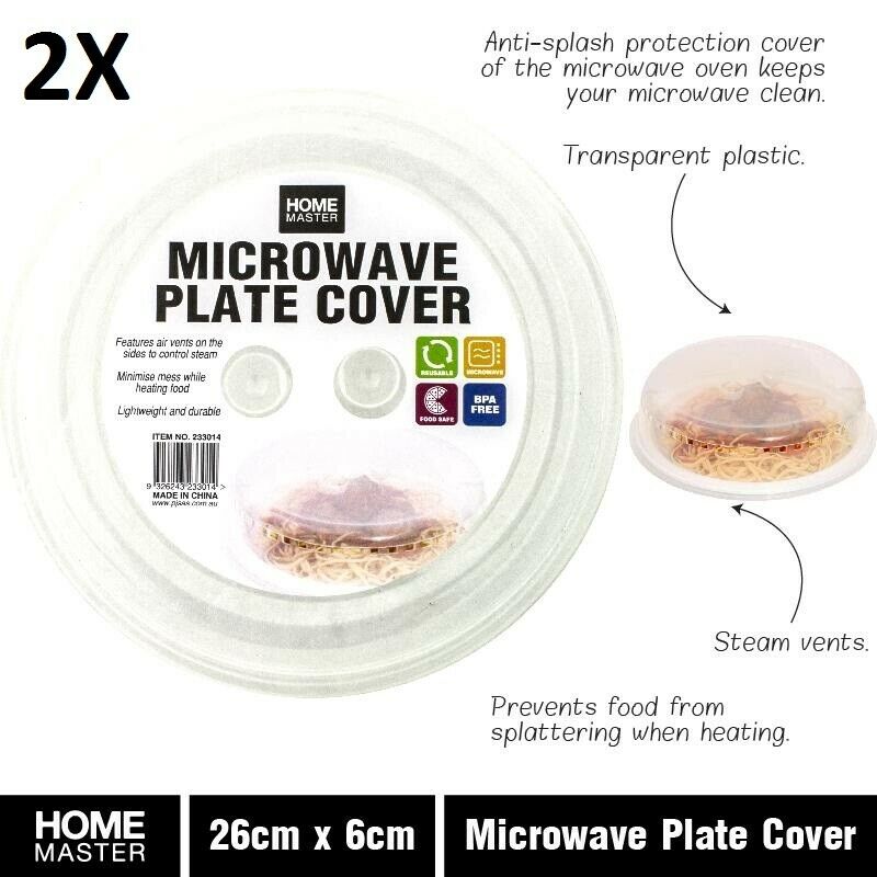 Home-X HOME-X Reusable Microwave Plate with Dome Lid Cover