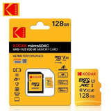 Micro SD Card Kodak MicroSDXC UHS-I U3 V30 Memory Card 128GB