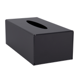 Alva Rectangle Tissue Box Cover Medium Matt Black