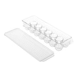 Boxsweden Crystal 14 Eggs Container Crystal Clear 36.5cm x 11cm x 7.5cm