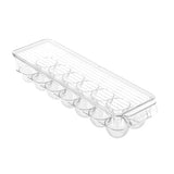 Boxsweden Crystal 14 Eggs Container Crystal Clear 36.5cm x 11cm x 7.5cm