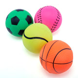 4x Sports Balls Basketball Tennis Ball Softball Soccer Ball Playtime Multicolour Assorted
