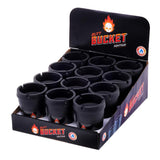 4pc Ashtray Butt Bucket with Lid Strong And Durable Home Master 11cm x 8cm
