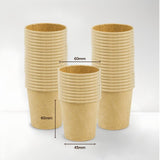 100pcs Coffee Cup Single Wall Paper Cups Drinkware - 118ml