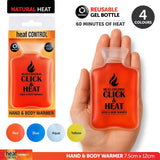 1 piece Body Warmer Reusable Bottle Shaped Active Heat Control 7.5x12cm Assorted