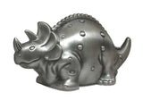 Dinosaur Pewter Money Bank Decor Home Nursery Money Save