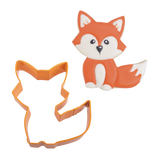 R&M Cute Fox Cookie Cutter Orange 9.5cm