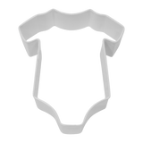 R&M Baby Bodysuit Cookie Cutter White 10cm
