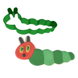 R&M Caterpillar Cookie Cutter Bright Green 11.4 cm