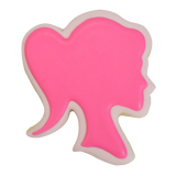 R&M Doll Head Cookie Cutter 9 cm Fuchsia