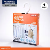2 pieces Vacuum Storage Bag with Hanger 145x70cm