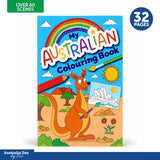 1 piece Australian Theme Book Colouring Books with Colour Pencil Included