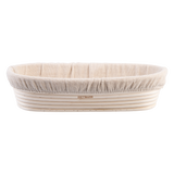 Daily Bake Oval Proving Basket with Fabric Lining 30 cm