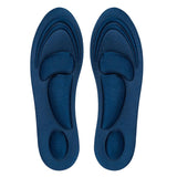 1 pair Heel & Arch Support Forefoot Comfort Sponge Cushioned Insoles Men