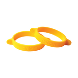 Appetito Pansafe Silicone Egg Rings Set 2 Yellow