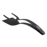Appetito 2-In-1 Nylon Spatula Tongs Black