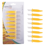 Appetito Corn Holders Set of 8 Yellow