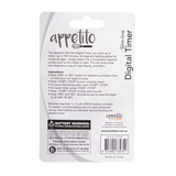 Appetito Slim-line Digital Timer 100 Minutes White