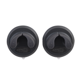 Appetito Suction Towel Holders Set 2 Charcoal