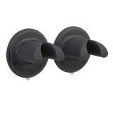 Appetito Suction Towel Holders Set 2 Charcoal