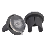 Appetito Suction Towel Holders Set 2 Charcoal