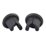 Appetito Suction Towel Holders Set 2 Charcoal