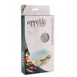 Appetito Reusable Large Silicone Food Covers Set 2
