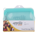 Appetito Silicone Small Food Storage Bag 330ml Aqua