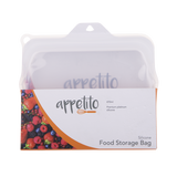 Appetito Silicone Medium Food Storage Bag 470ml White