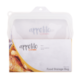 Appetito Silicone Large Food Storage Bag 900ml White