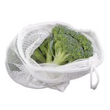 Appetito Woven Net Produce Bags Set 3 White