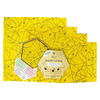 Buzzee Organic Beeswax Wraps Pack 4 - Busy Bees