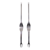 Appetito Stainless Steel Seafood Forks Set 2