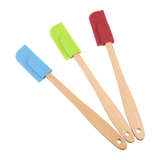 R&M Silicone Mini Spatula with Wood Handle Tub 48