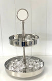 Flair Hammered 2 Tier Cake Stand