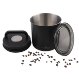 Casabarista Stainless Steel Vacuum Coffee Canister Black 2.2L