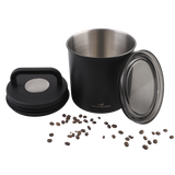 Casabarista Stainless Steel Vacuum Coffee Canister Black 2.2L