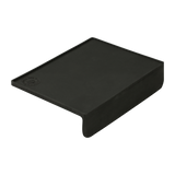 Crema Pro Tamper Mat With Overhang Black 15 x 20 x 4.5cm