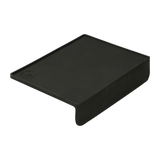 Crema Pro Tamper Mat With Overhang Black 15 x 20 x 4.5cm