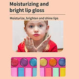 Non Toxic Girls Makeup Kit for Kids Washable Fashion Makeup Set Girls Play Cosmetics Set, Kids Makeup Kit for Girls Princess Real Washable Cosmetic 3+ Year Old Girl Birthday Gifts Pretend Play Toys