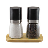 Integra Classic Upside-Down Mill Set With Tray Black
