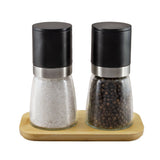 Integra Classic Upside-Down Mill Set With Tray Black