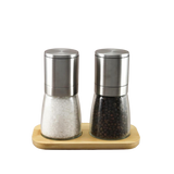 Integra Classic Upside-Down Mill Set With Tray Stainless Steel