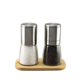 Integra Classic Upside-Down Mill Set With Tray Stainless Steel