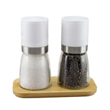 Integra Classic Upside-Down Mill Set With Tray White