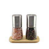 Integra Classic Upside-Down Mill Set With Tray Stainless Steel