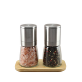 Integra Classic Upside-Down Mill Set With Tray Stainless Steel