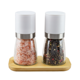 Integra Classic Upside-Down Mill Set With Tray White