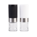 Integra Mini Upside-Down Salt & Pepper Mill Black & White