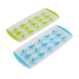 Appetito Easy Release Pineapple & Cactus Ice Tray Set Blue/Lime
